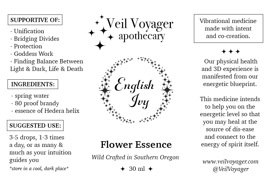 English Ivy Flower Essence